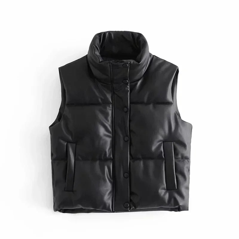 Cindy | Veste matelassée sans manches pour femme - Image 1
