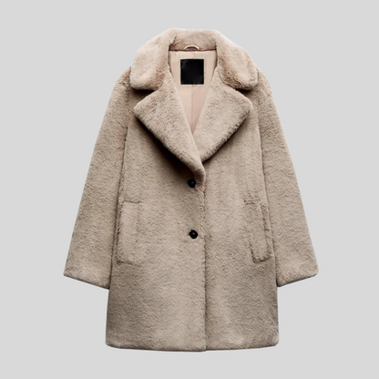 Ingrid | Manteau Teddy Oversize Femme - Image 2