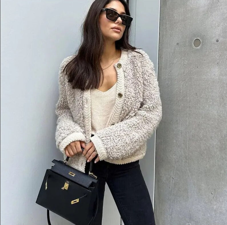 Mallaury | Veste Cardigan Femme Coupe Décontractée - Image 3