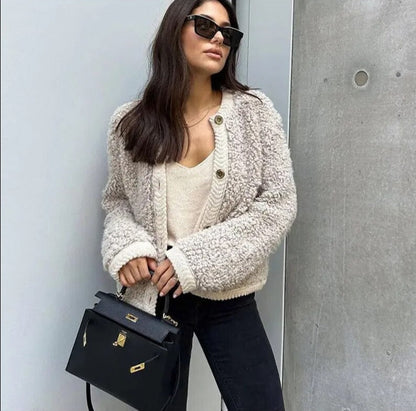 Mallaury | Veste Cardigan Femme Coupe Décontractée - Image 3