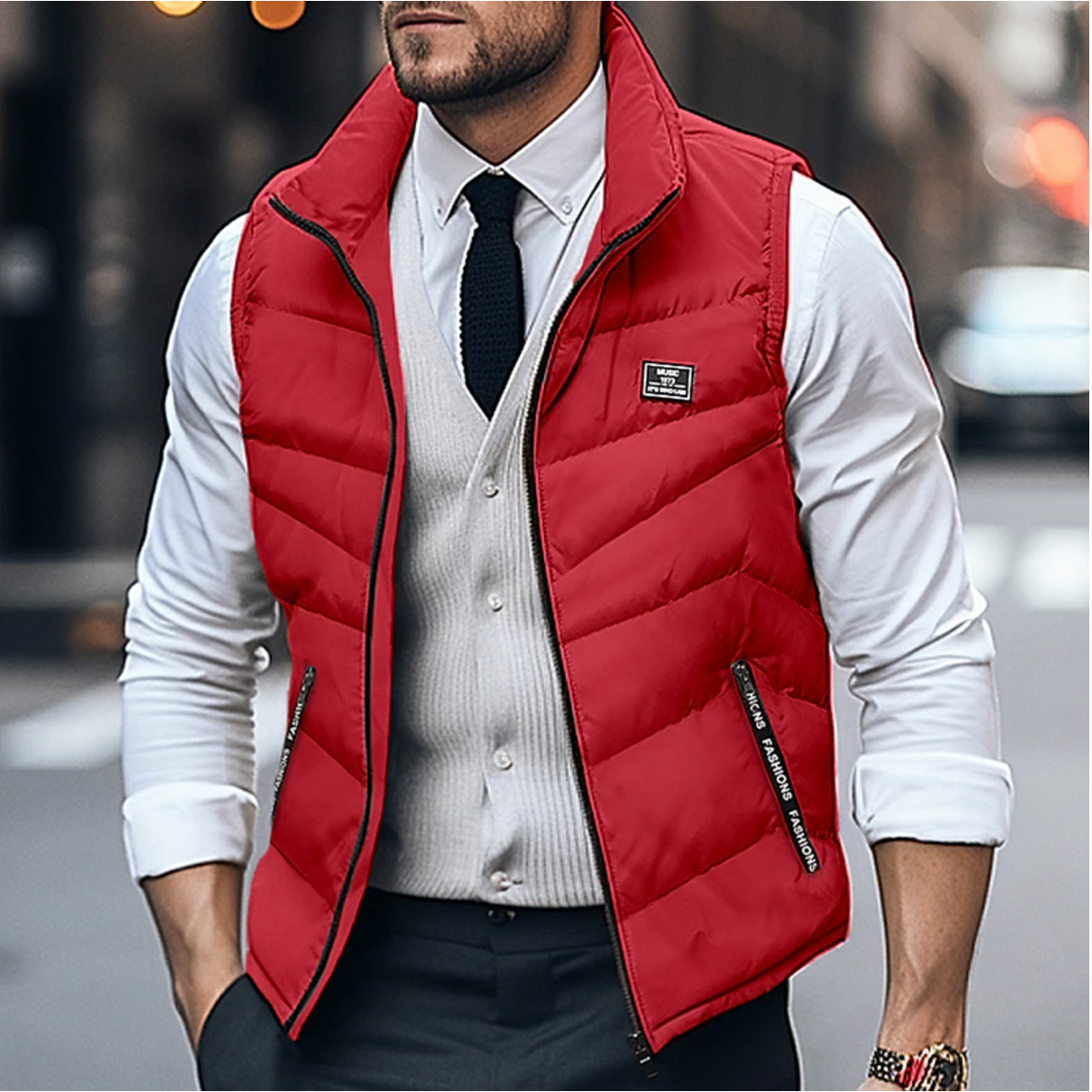 Julio | Gilet matelassé sans manches pour homme - Image 2