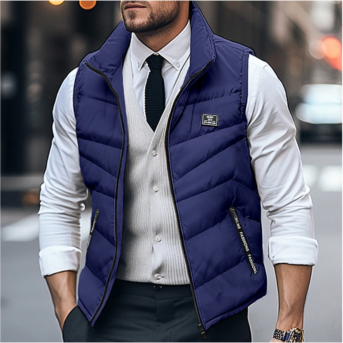 Julio | Gilet matelassé sans manches pour homme - Image 1