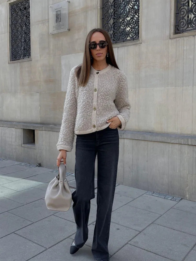 Mallaury | Veste Cardigan Femme Coupe Décontractée - Image 2