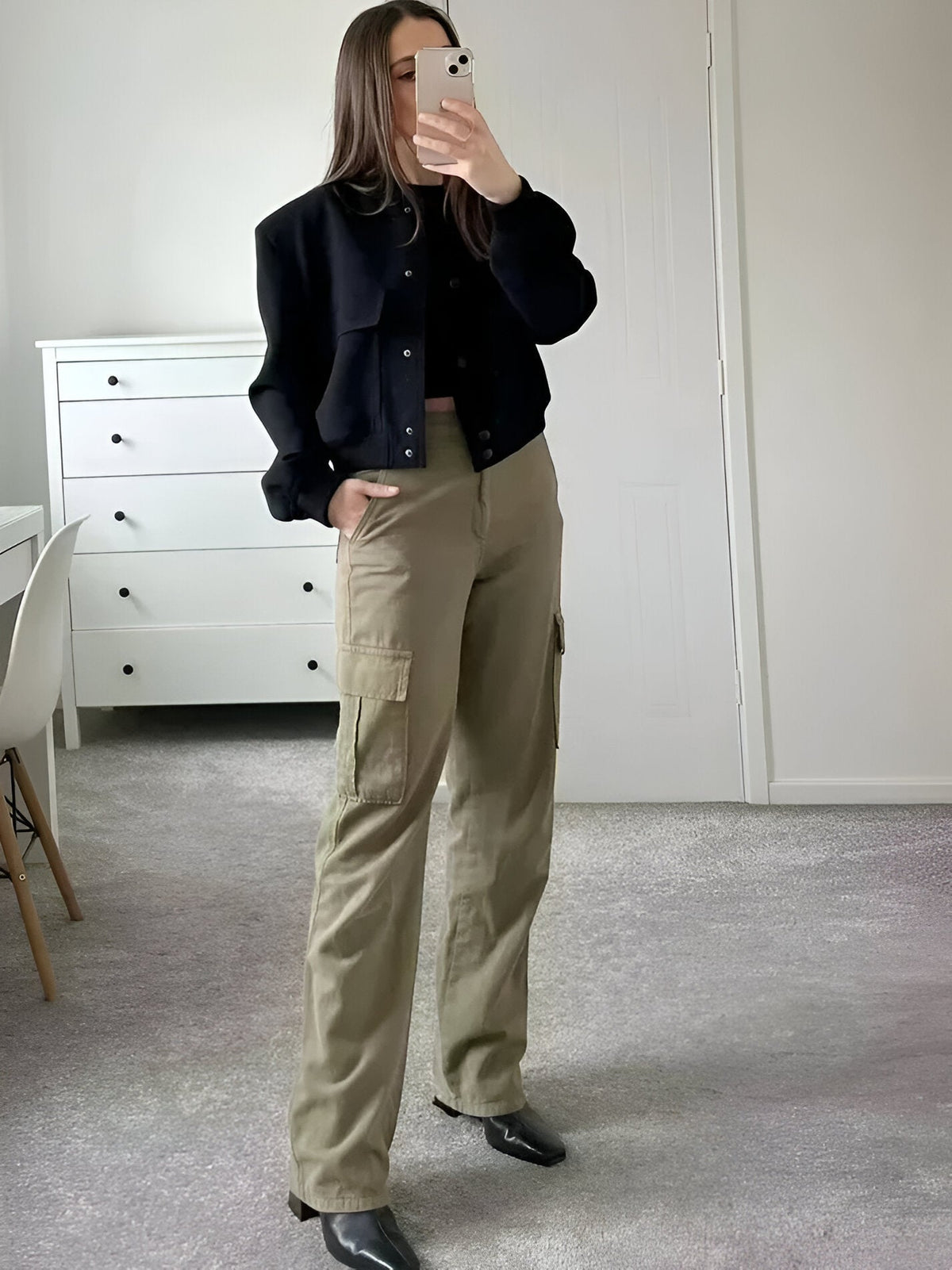 Delphine | Veste Bomber Courte Femme - Image 4