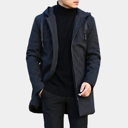 Serge | Veste mi-longue à capuche pour homme - Image 5
