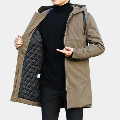 Serge | Veste mi-longue à capuche pour homme - Image 6