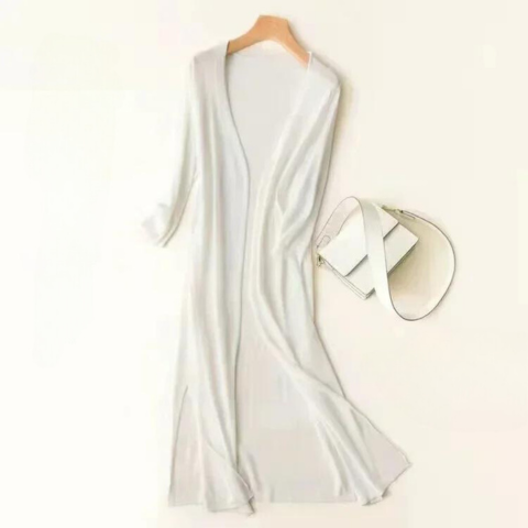 Norah | Cardigan Long Ouvert Femme - Image 8