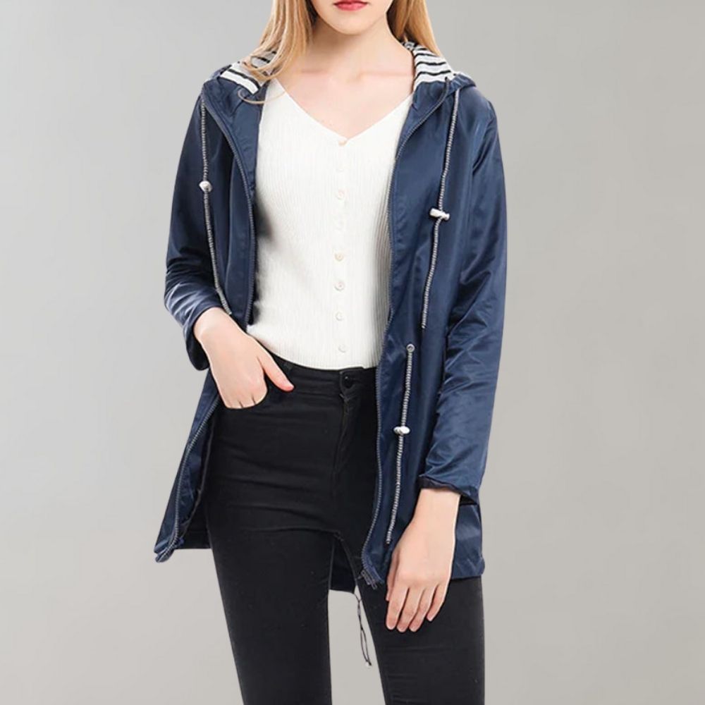 Zélie | Manteau Léger à Capuche pour Femme - Image 1