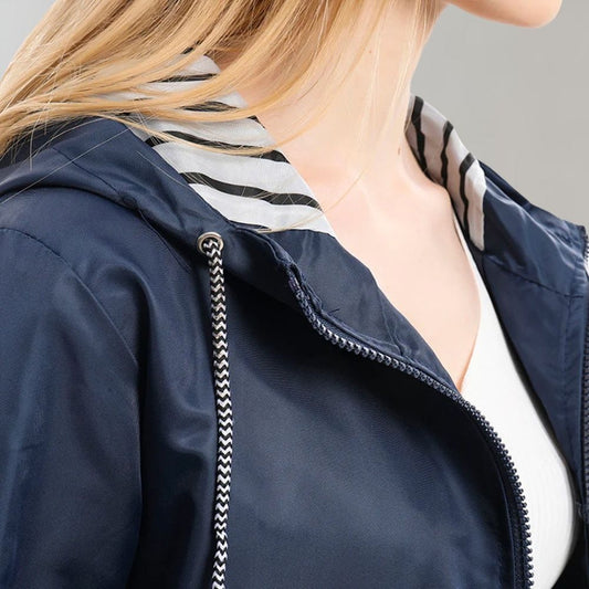 Zélie | Manteau Léger à Capuche pour Femme - Image 2