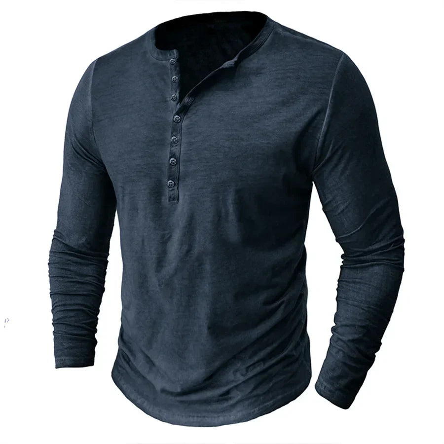 Gautier | Chemise Henley à confort décontracté - Image 8