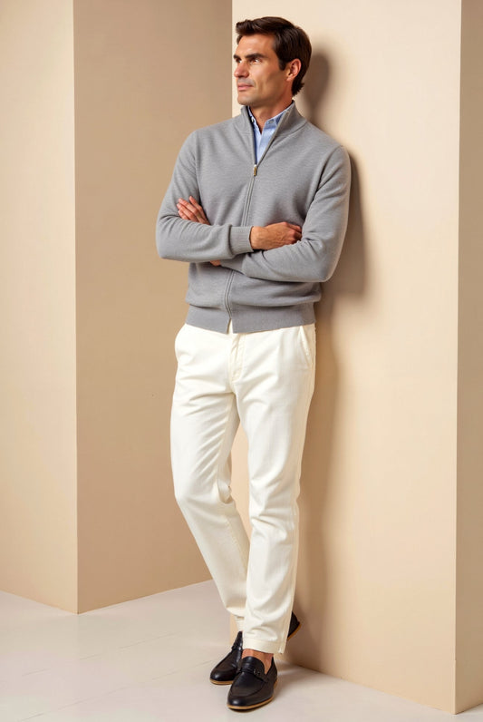 Marcel | Pull Homme Col Montant Zippé - Image 2