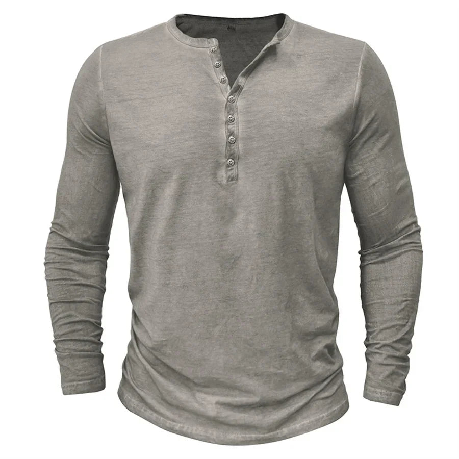 Gautier | Chemise Henley à confort décontracté - Image 4