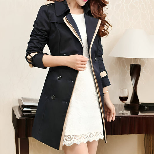 Lola | Trench-coat croisé pour femme - Image 2