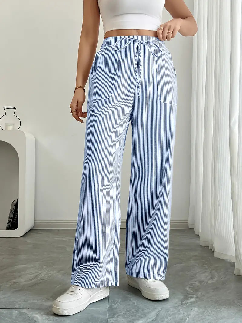 Véronica | Pantalon rayé élégant avec poches pour un confort stylé - Image 16