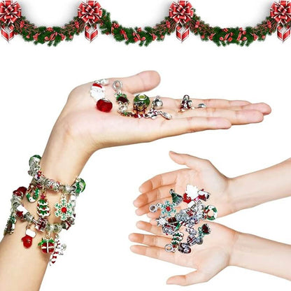 Adventskalender med DIY-julearmbånd til 24 dages kreativ glæde