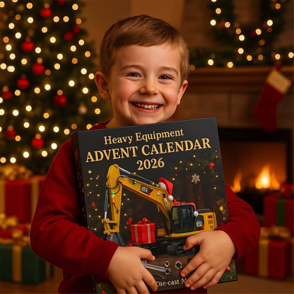 Adventskalender med entreprenørmaskiner 2026