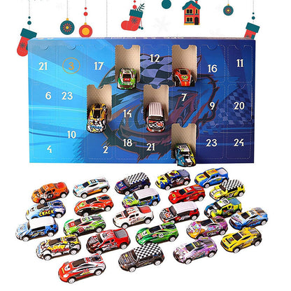 Adventskalender med racerbiler til børn | 24 dages festlig nedtælling