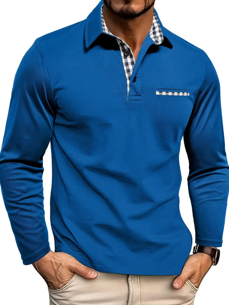 Sabri | Polo d'été classique à manches longues pour hommes - élégant et confortable - Image 5
