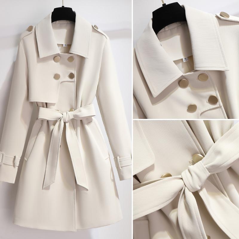 Sibylle | Manteau croisé ceinturé pour femme - Image 3