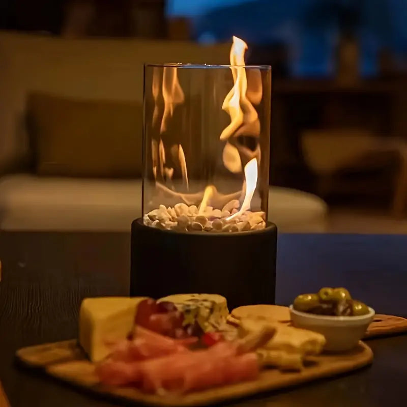Bordpejs Uden Røg i Glas – Skab Hygge Indendørs & Udendørs