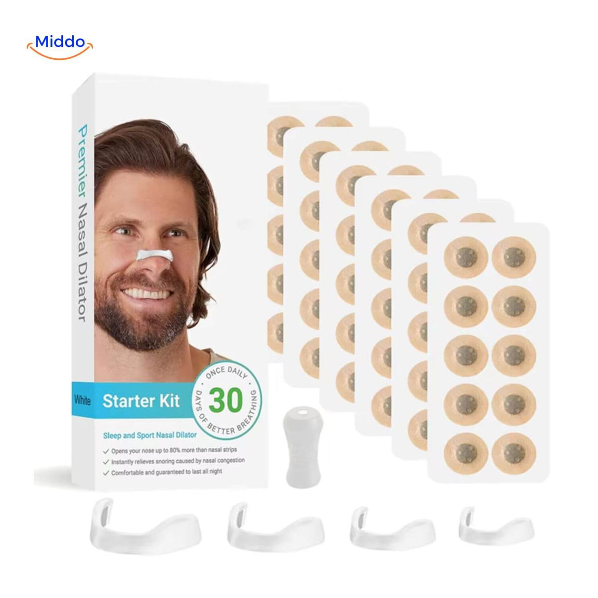 BreatheEase™ Kit | Anti-snorken, Magnetisk & For Bedre Søvn!