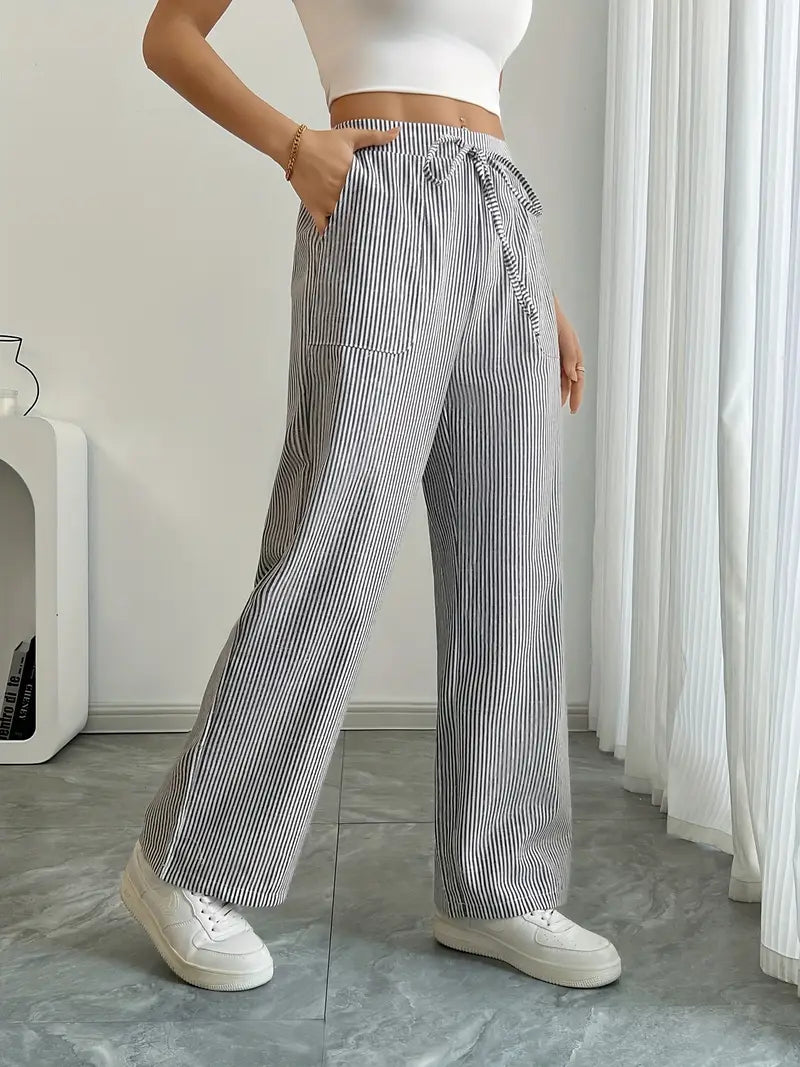 Véronica | Pantalon rayé élégant avec poches pour un confort stylé - Image 25