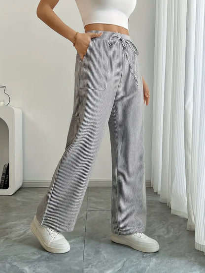 Véronica | Pantalon rayé élégant avec poches pour un confort stylé - Image 25