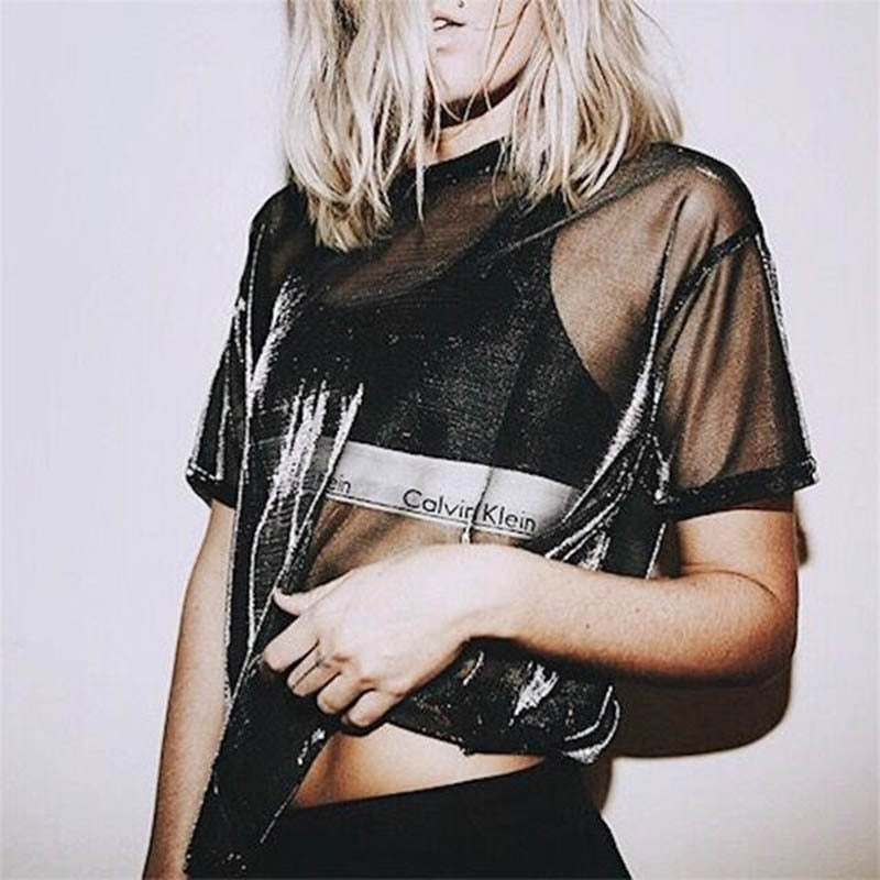 Calvin Transparent Top | Klassisk & Sexet Kvindetop