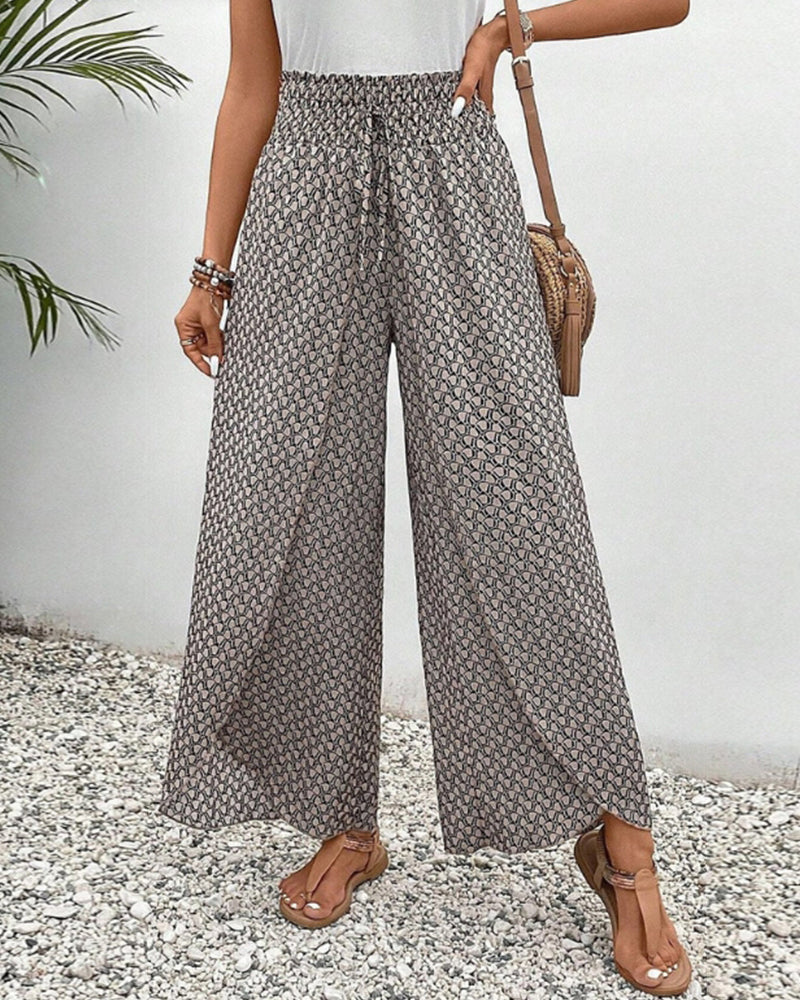 Gisèle | Pantalon léger, fluide et décontracté avec taille élastique - Image 1