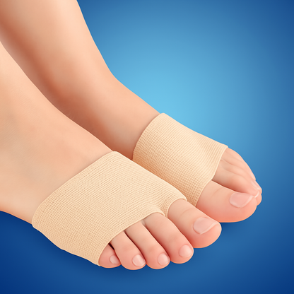 CushionFlex Forfod Beskyttelse | Silikone Gel Pude - Absorberer Stød på Foden - Smertelindring - til Metatarsalgia - Daglig Komfort Lindegade