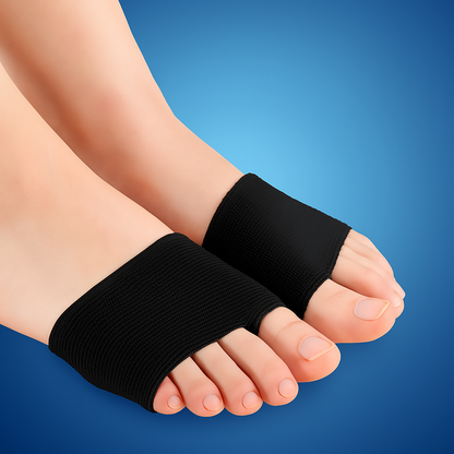 CushionFlex Forfod Beskyttelse | Silikone Gel Pude - Absorberer Stød på Foden - Smertelindring - til Metatarsalgia - Daglig Komfort Lindegade