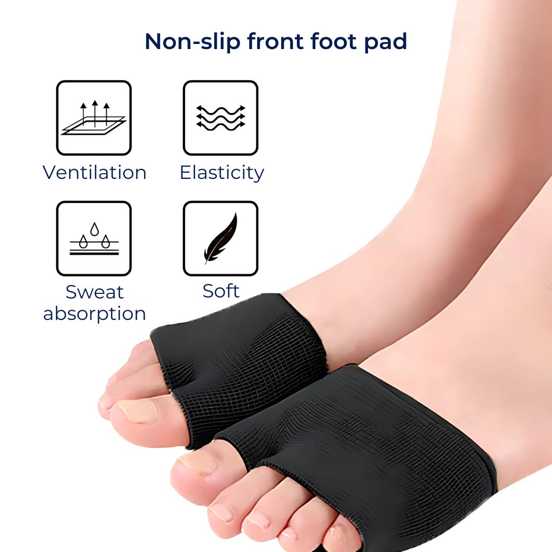 CushionFlex Forfod Beskyttelse | Silikone Gel Pude - Absorberer Stød på Foden - Smertelindring - til Metatarsalgia - Daglig Komfort Lindegade