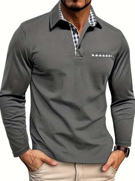 Sabri | Polo d'été classique à manches longues pour hommes - élégant et confortable - Image 1