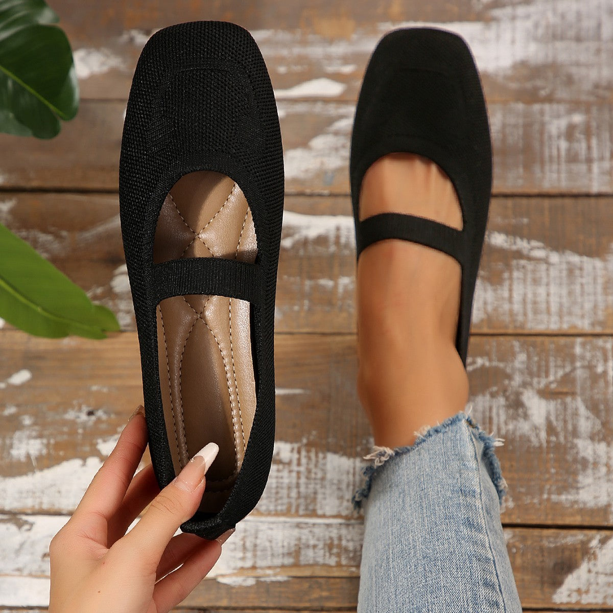 Damerne Cheerful Mary Jane Ballerinas Lindegade