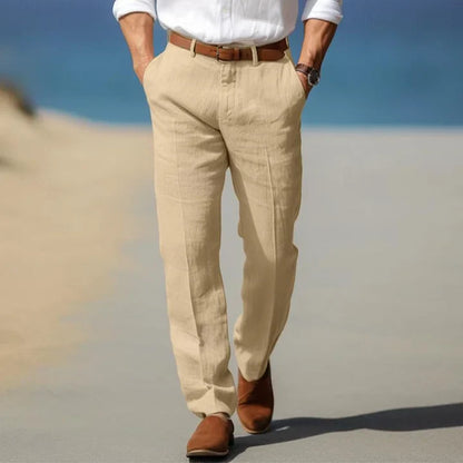 Odilon | Pantalon d'été en lin confortable pour hommes - Image 3