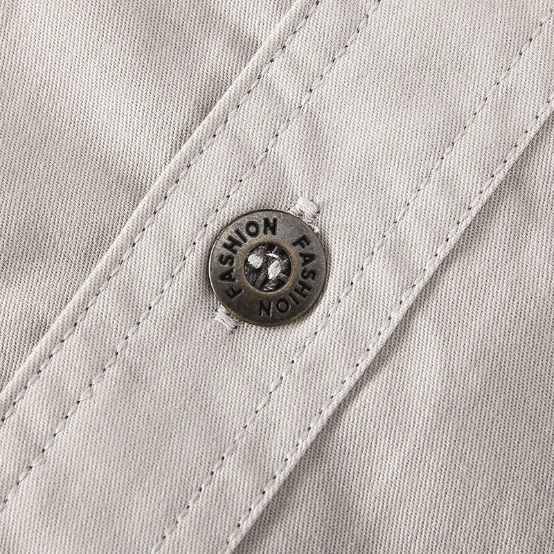 Khaled | Chemise en coton durable pour hommes, destinée à l'extérieur - Image 4