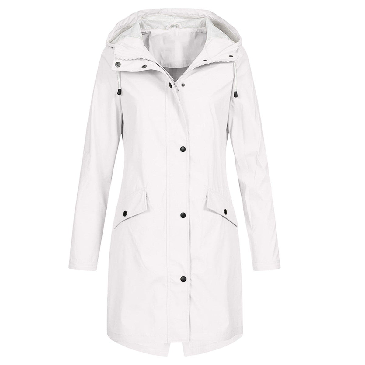 Maude | Imperméable à Capuche Femme Mi-Long - Image 5