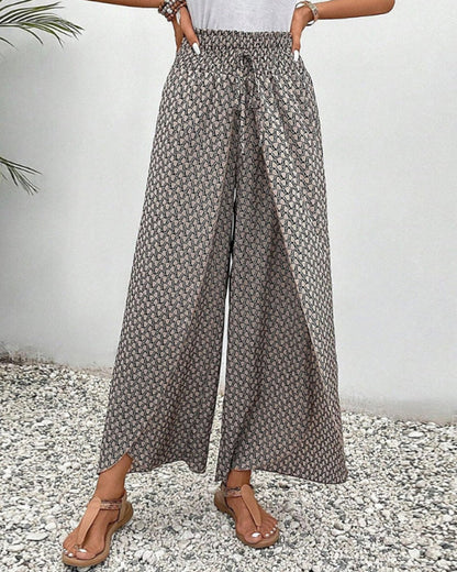 Gisèle | Pantalon léger, fluide et décontracté avec taille élastique - Image 3