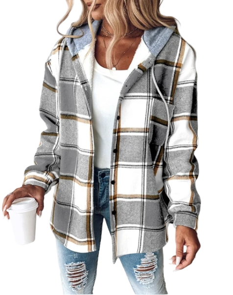Elegant damejakke med moderne design – perfekt for komfort