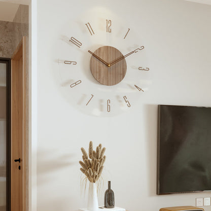 Elegant minimalist vægur til hjemmet