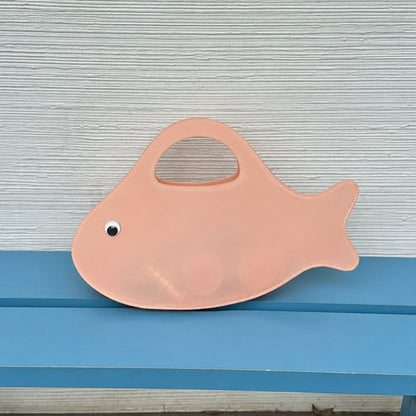Fiskeformet håndtaske