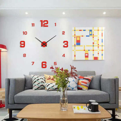 Gør Det Selv Vægur Stort 60-130cm - Moderne Design
