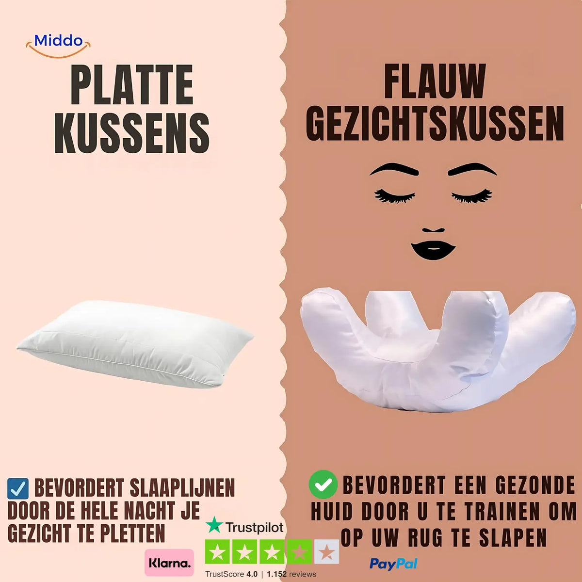 Glow™ Pude | Anti-rynke Komfort for Strålende Hud!