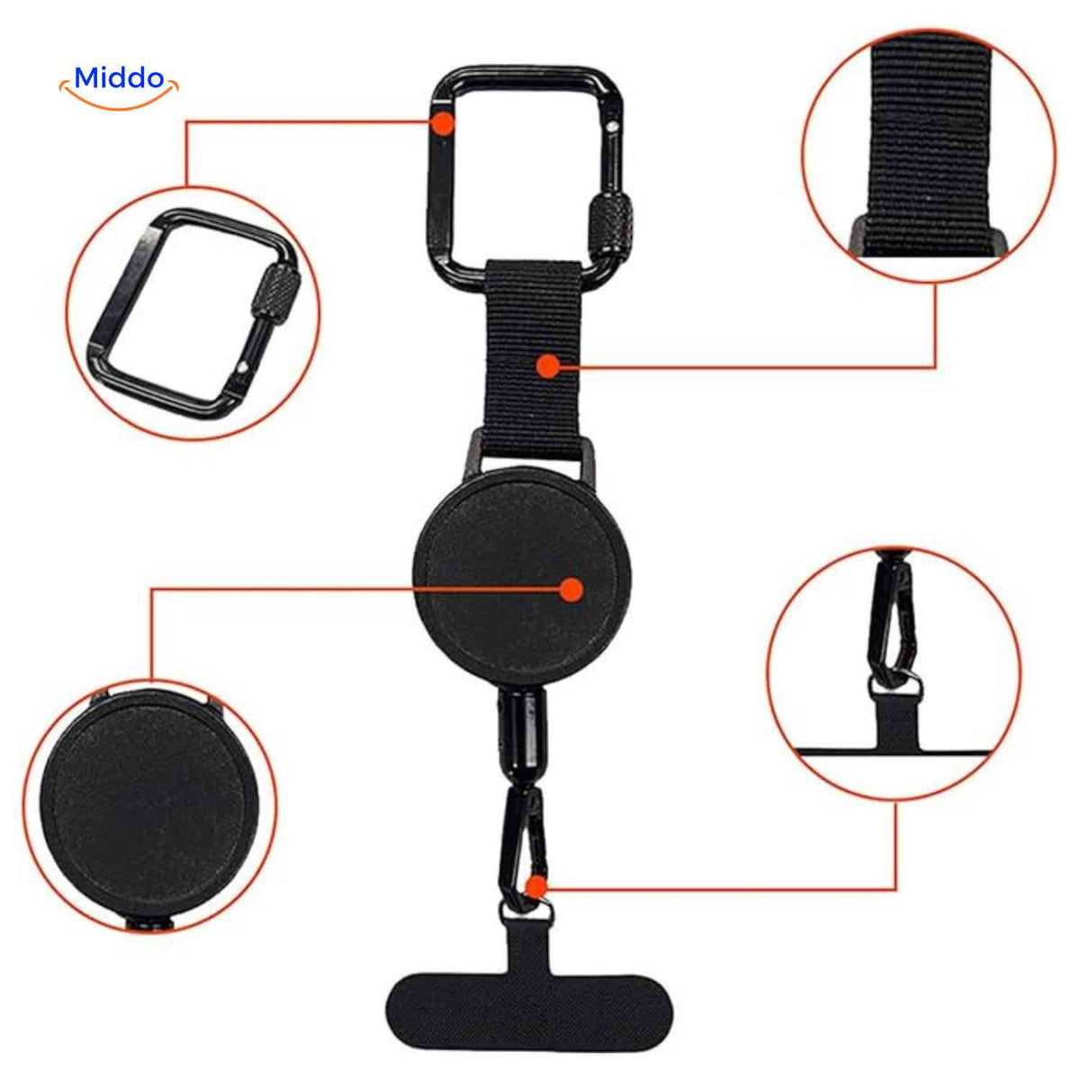 GripLock™ Holder | Tyverisikker, Udtrækkelig og Super Bærbar!