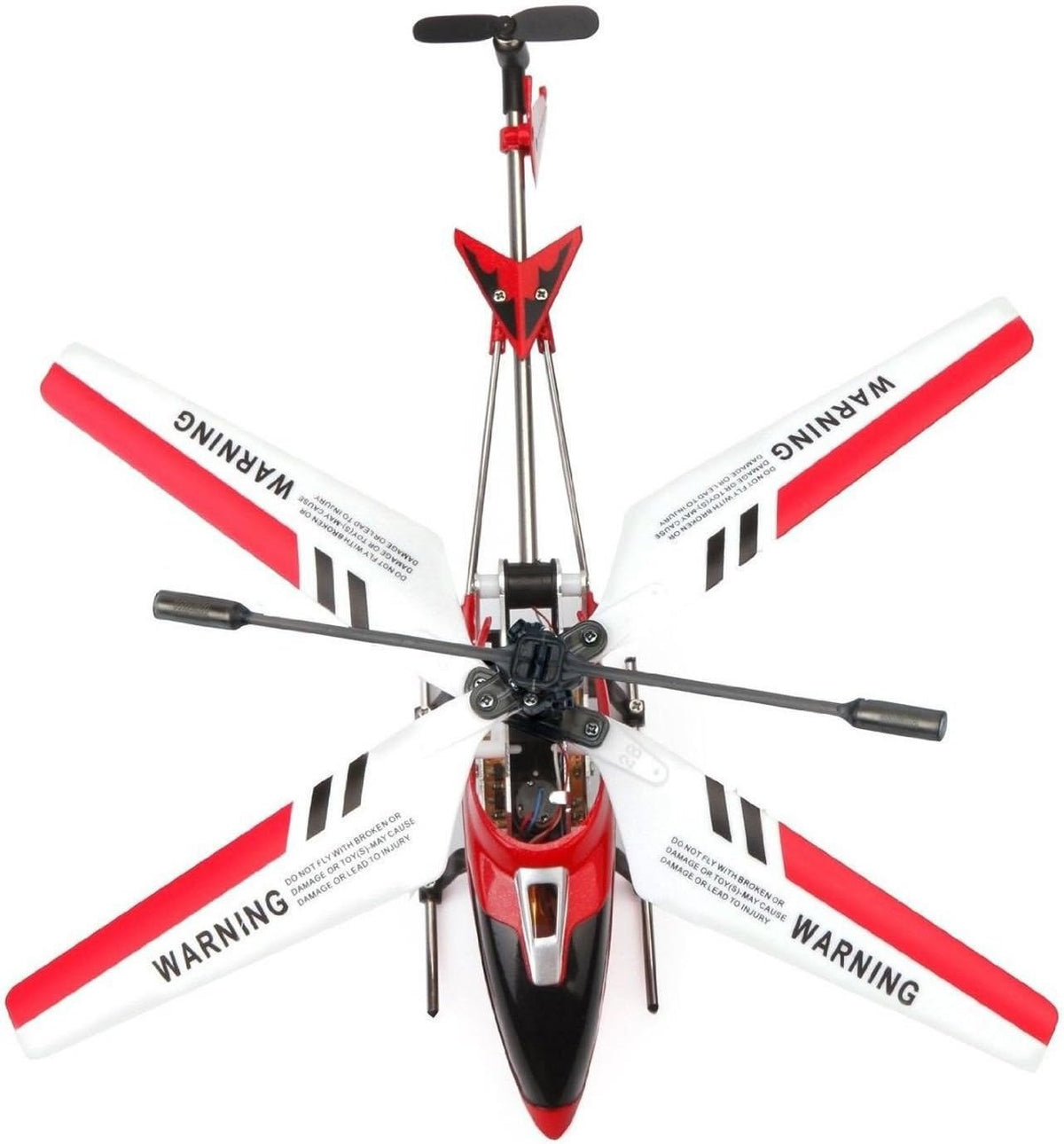 Hercules Ubrudelig Mini RC Helikopter med Gyro - Rød