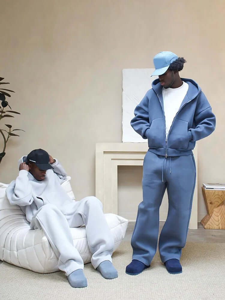 Herre Casual Oversized Tracksuit Sæt