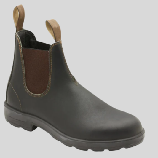 Herrestøvler i slip-on-design med skaft