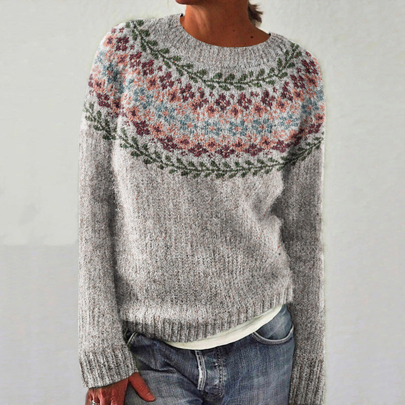 Gabrielle | Pull Fair Isle à Manches Longues pour Femme - Image 1
