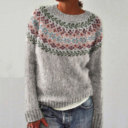 Gabrielle | Pull Fair Isle à Manches Longues pour Femme - Image 1