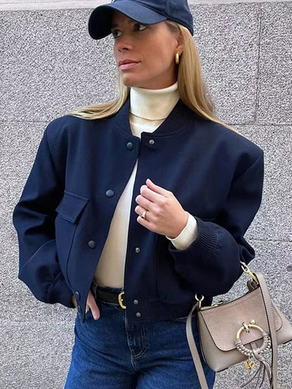 Delphine | Veste Bomber Courte Femme - Image 2